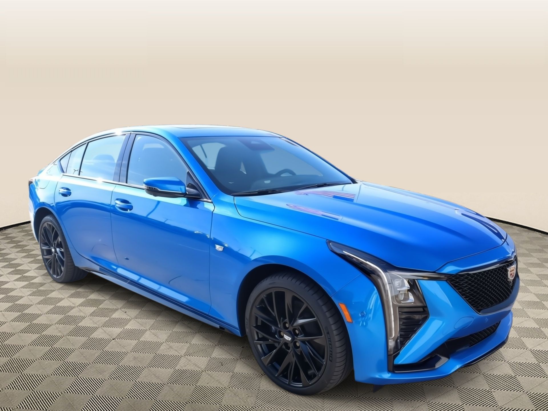 Coastal Blue Metallic 2026 Cadillac CT5 Sedan All-Wheel Drive Automatic