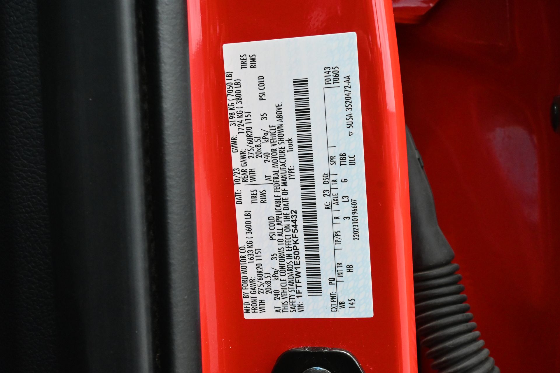 2023 Ford F-150 Lariat Red at EAG Ford Navasota