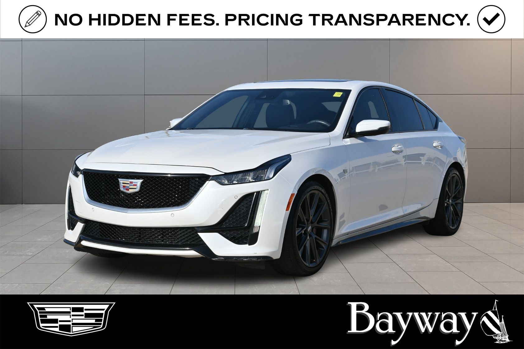 2022 Cadillac CT5 Sport White at Bayway Cadillac Southwest