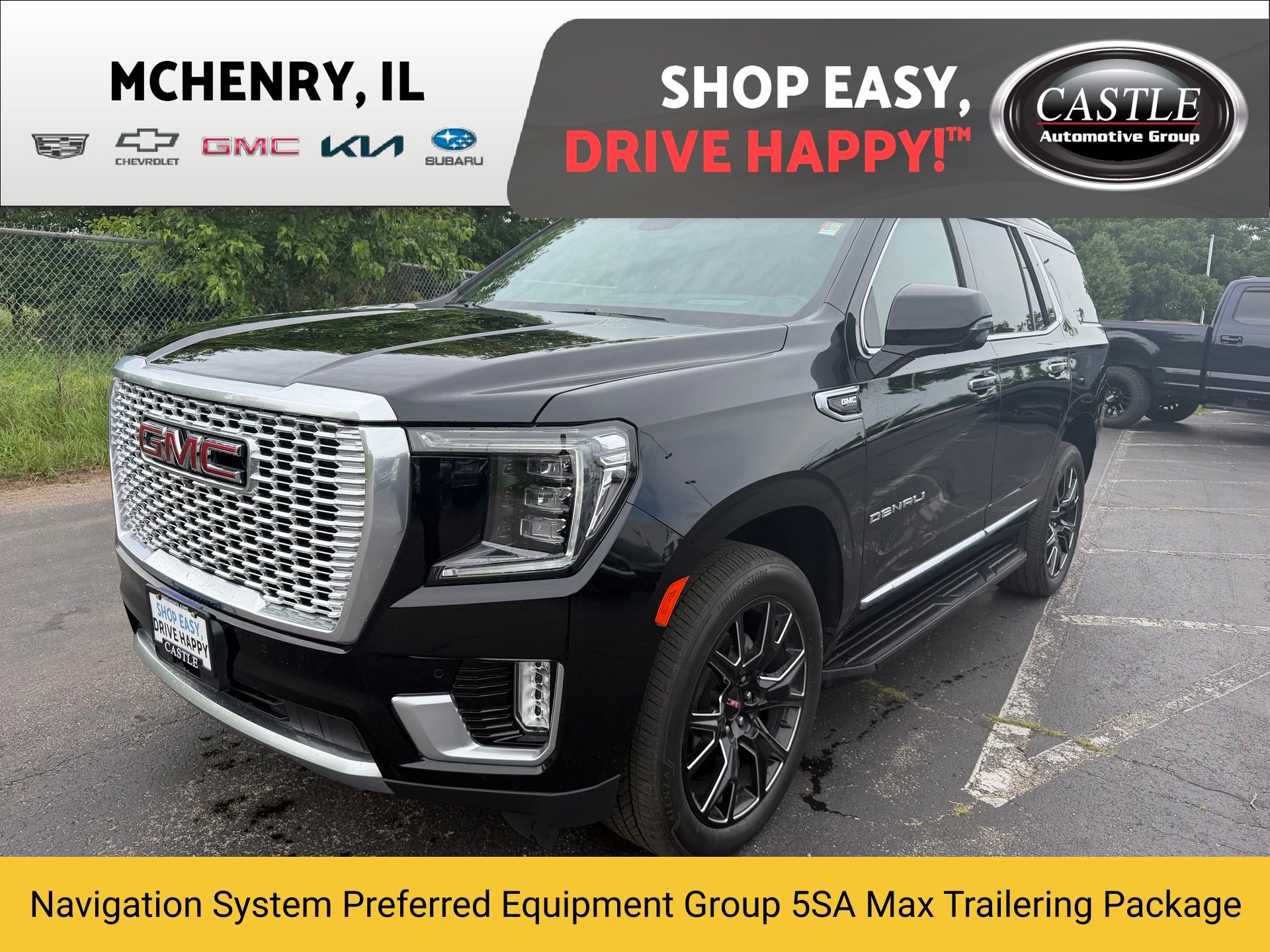 Onyx Black 2023 GMC Yukon SUV / Crossover Four-Wheel Drive