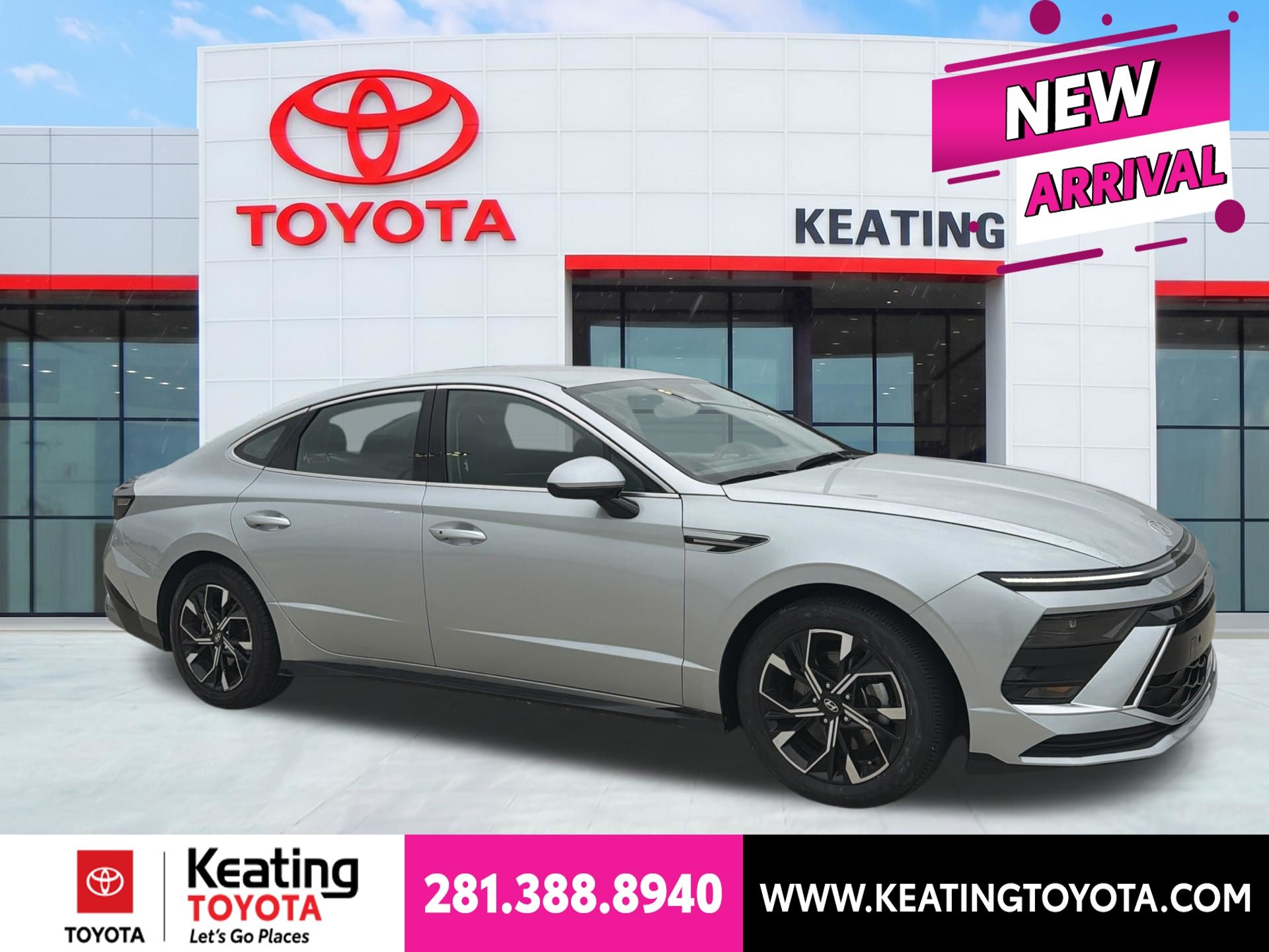 Aero Silver 2025 Hyundai Sonata Sedan Front-Wheel Drive 8-Speed Automatic