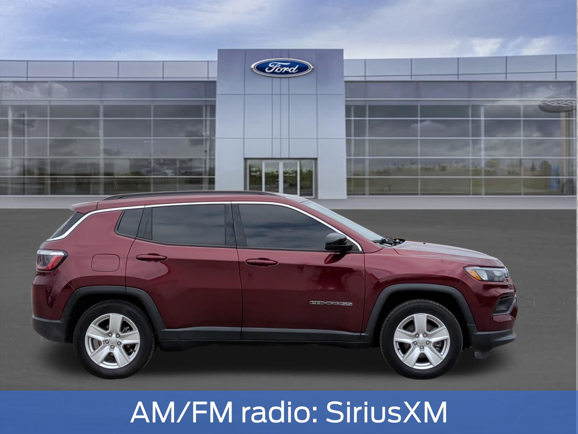 2022 Jeep Compass Latitude Red at AutoSavvy Houston Northwest