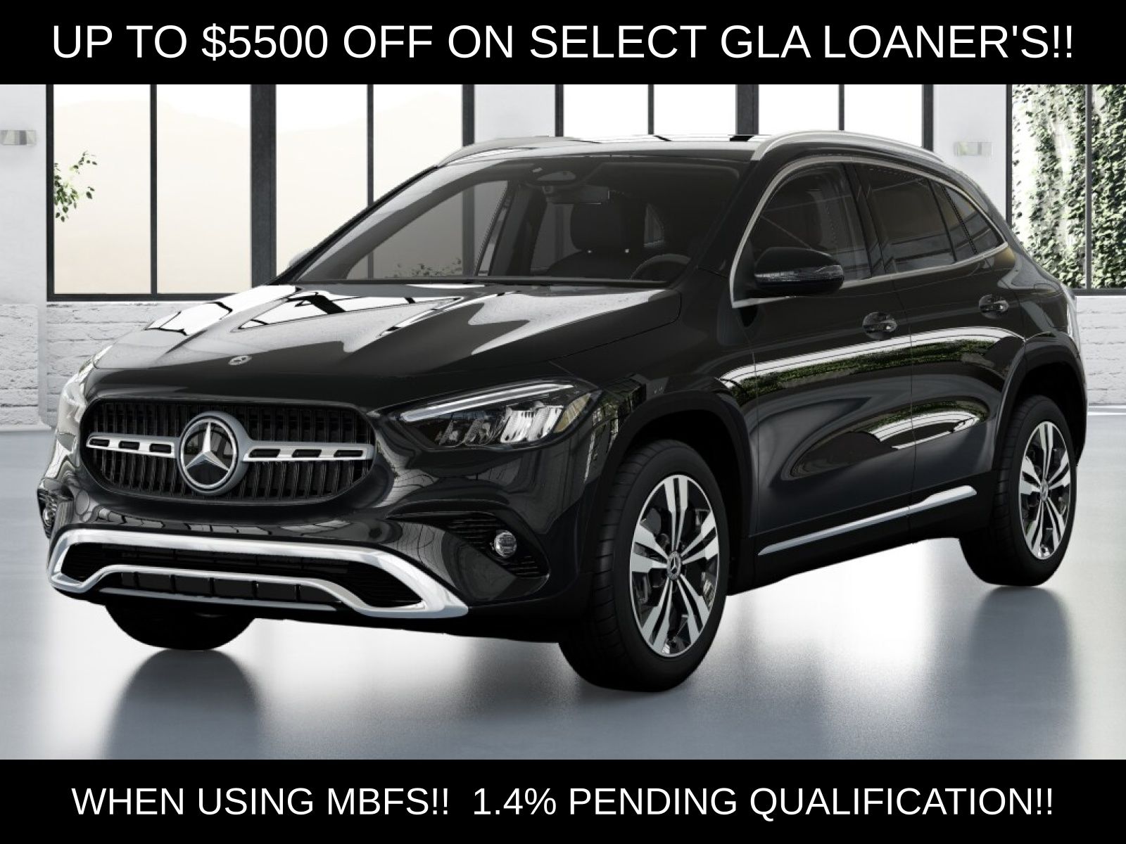 Night Black 2026 Mercedes-Benz GLA SUV / Crossover All-Wheel Drive 8-Speed Dual Clutch