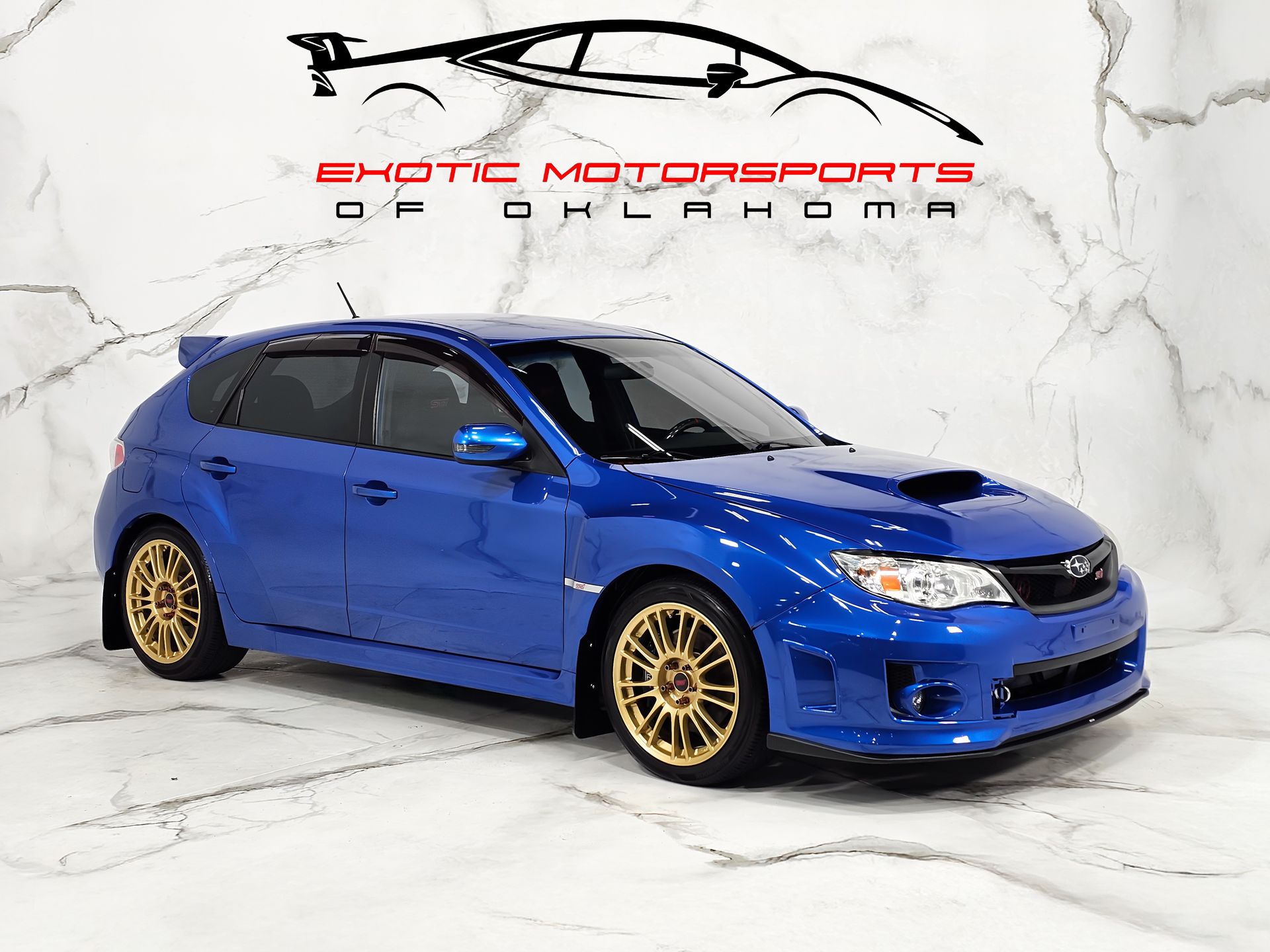 WR Blue Pearl 2014 Subaru Impreza WRX STI Hatchback All-Wheel Drive 6-Speed Manual