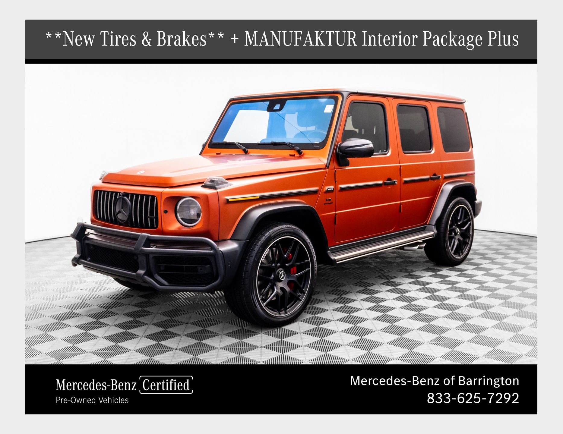 Red (MANUFAKTUR Copper Orange magno) 2024 Mercedes-Benz G-Class SUV / Crossover All-Wheel Drive 9-Speed Automatic