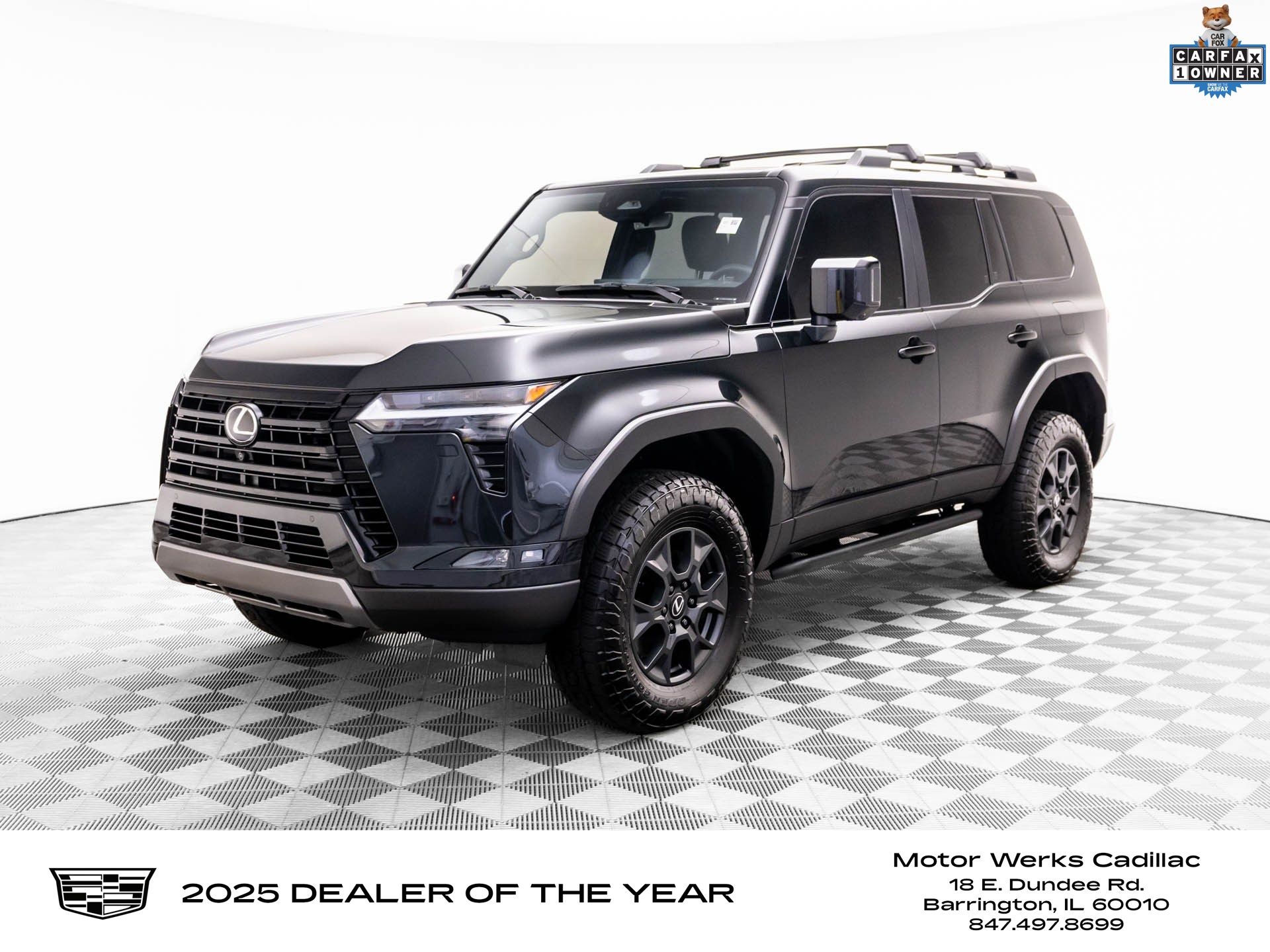 Black (Caviar) 2025 Lexus GX 550 Overtrail AWD SUV / Crossover All-Wheel Drive Automatic