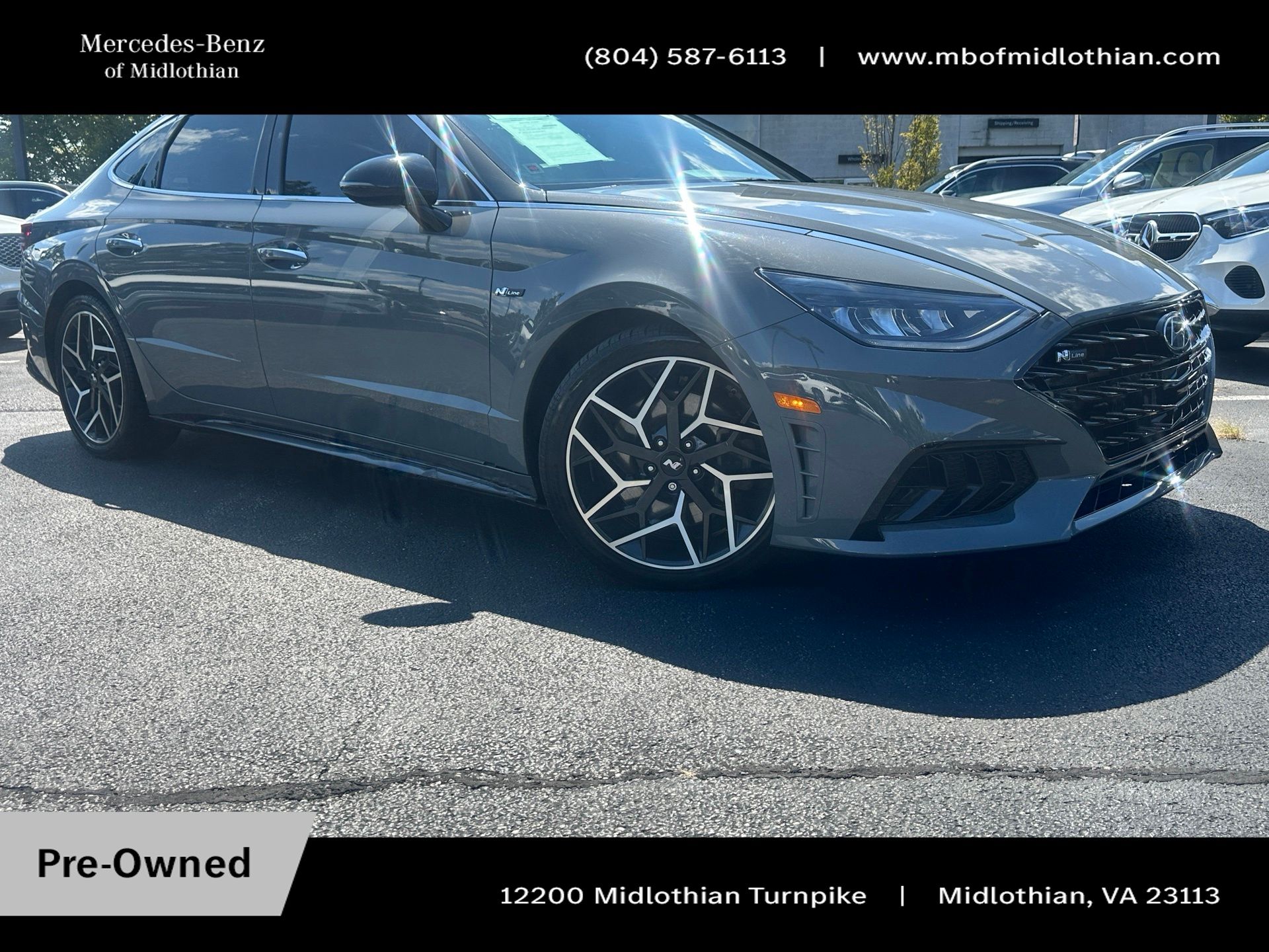 Hampton Gray 2021 Hyundai Sonata Sedan Front-Wheel Drive 8-Speed Automatic