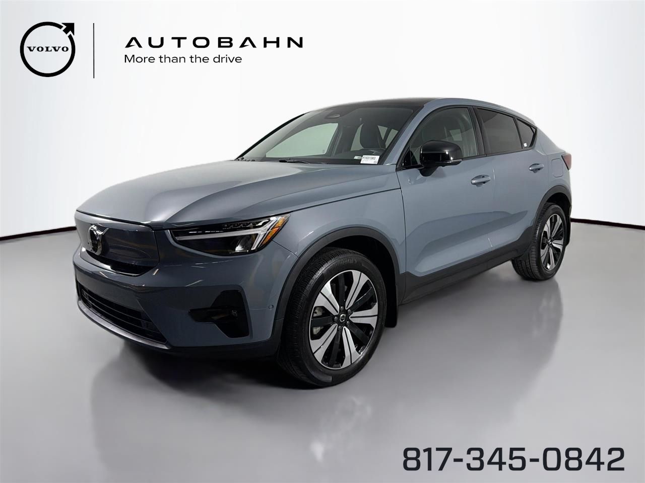 Thunder Gray Metallic 2023 Volvo C40 Recharge Twin Plus eAWD SUV / Crossover All-Wheel Drive 1-Speed Automatic