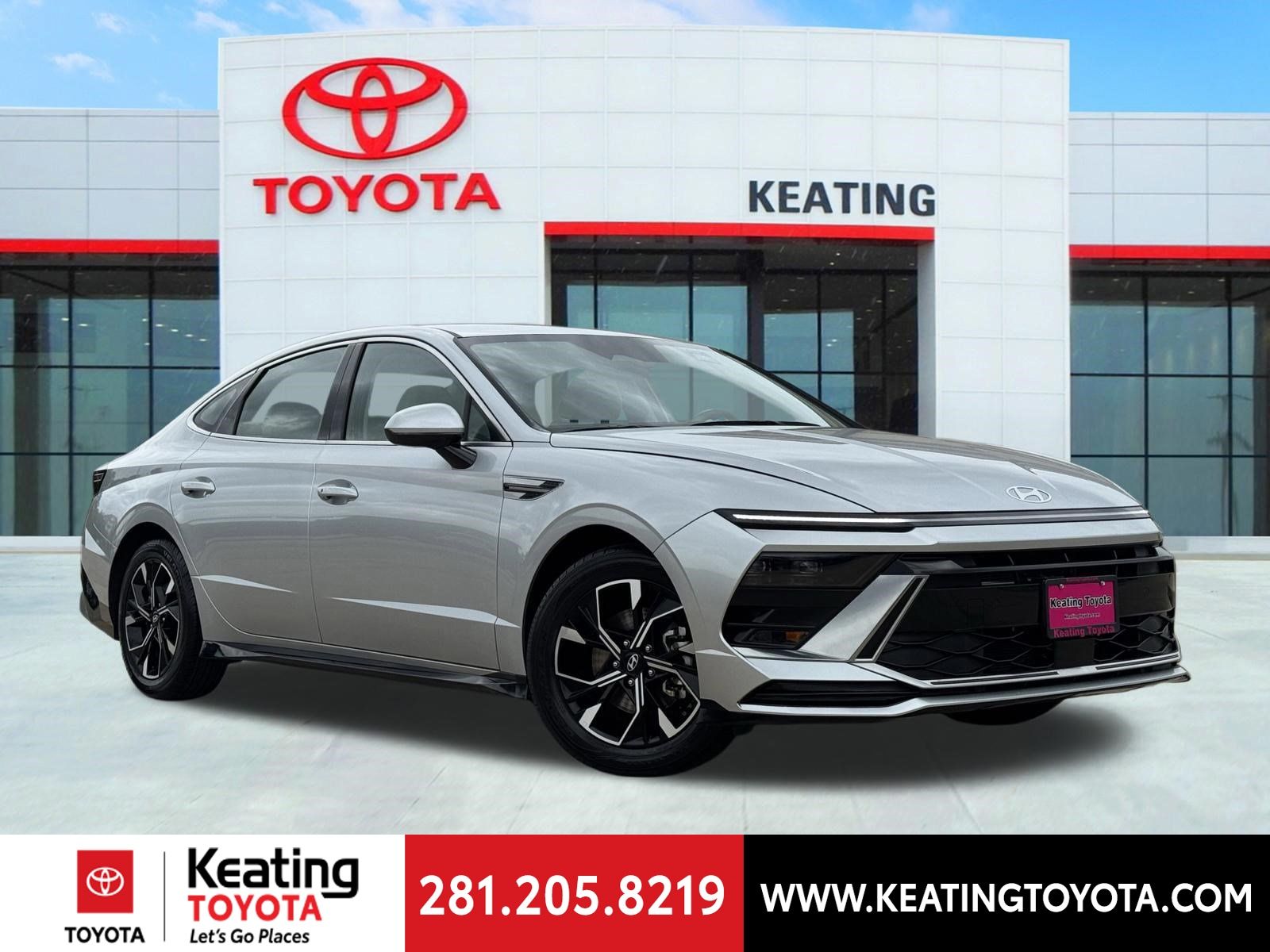 Aero Silver 2024 Hyundai Sonata SEL FWD Sedan Front-Wheel Drive 8-Speed Automatic