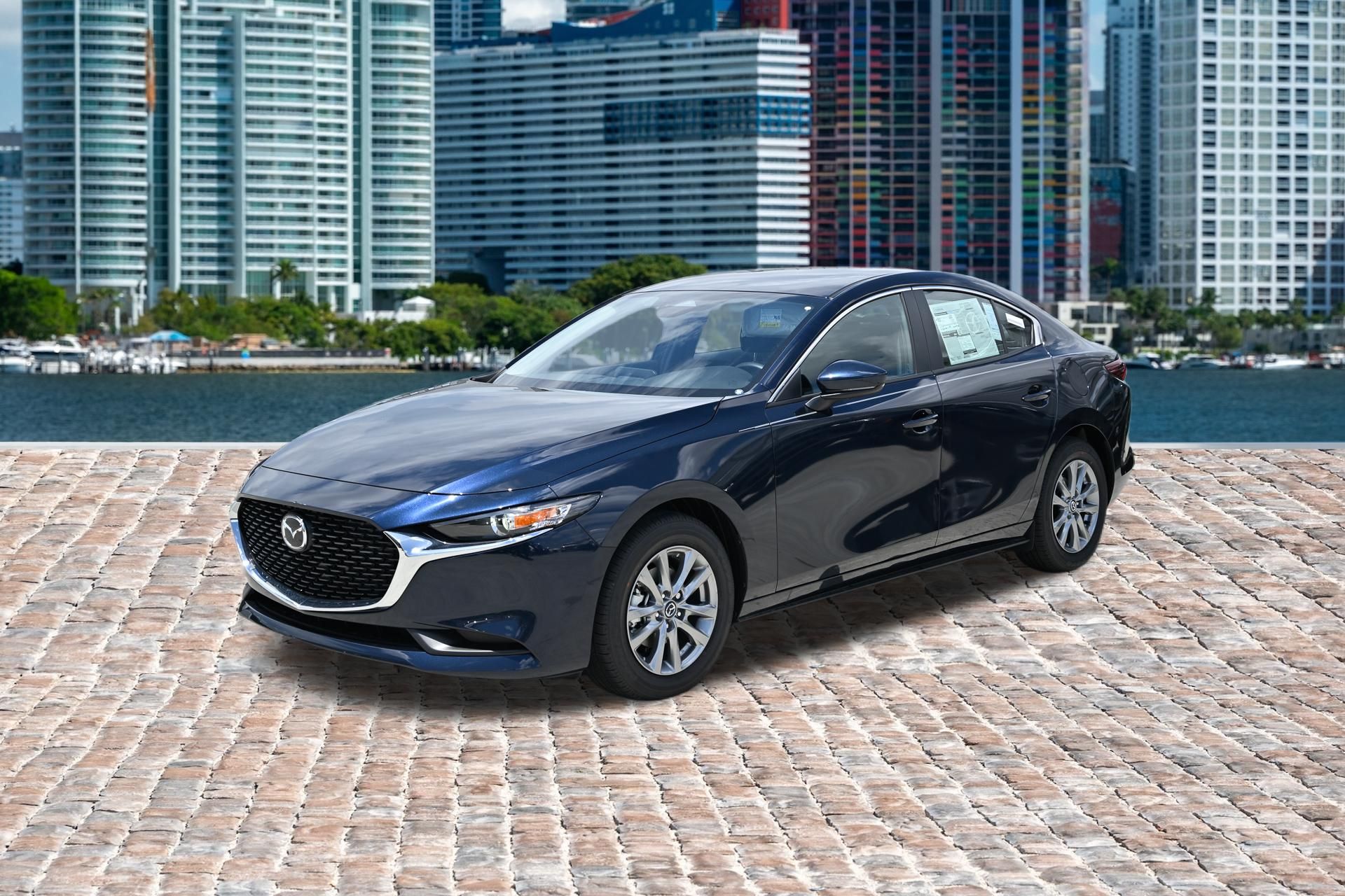 Deep Crystal Blue Mica 2026 Mazda MAZDA3 Sedan Front-Wheel Drive 6-Speed Automatic