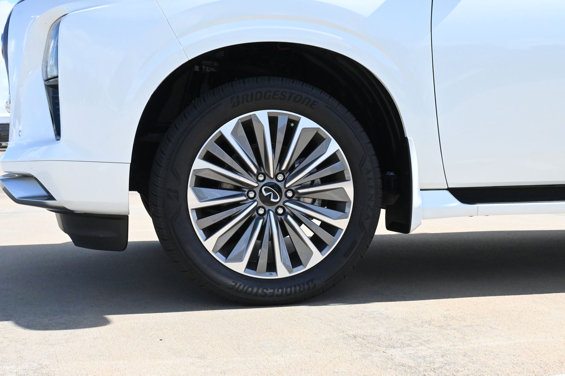 2026 INFINITI QX80 LUXE White at Genesis of Spring