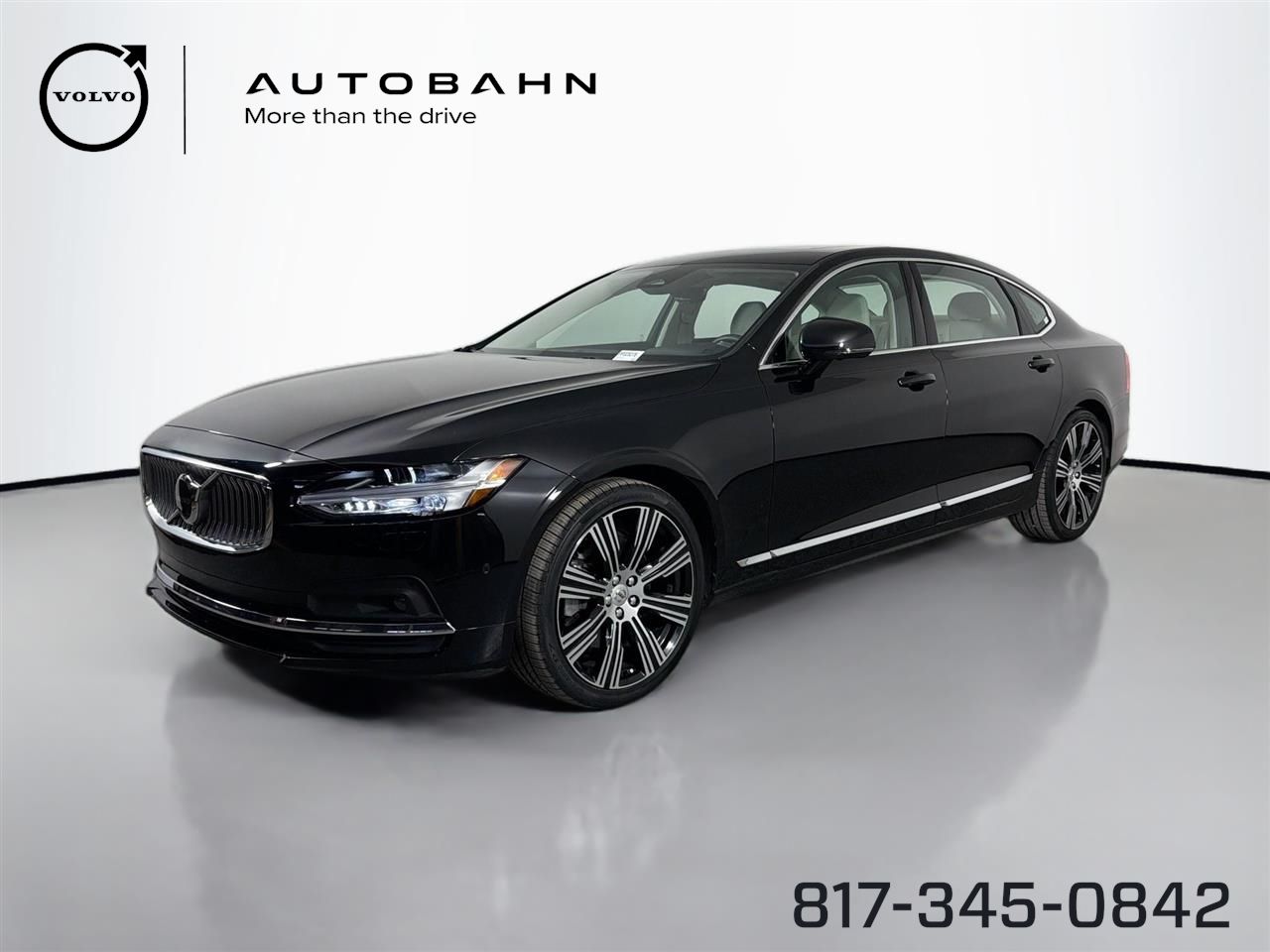 Onyx Black Metallic 2023 Volvo S90 B6 Plus AWD Sedan All-Wheel Drive Automatic