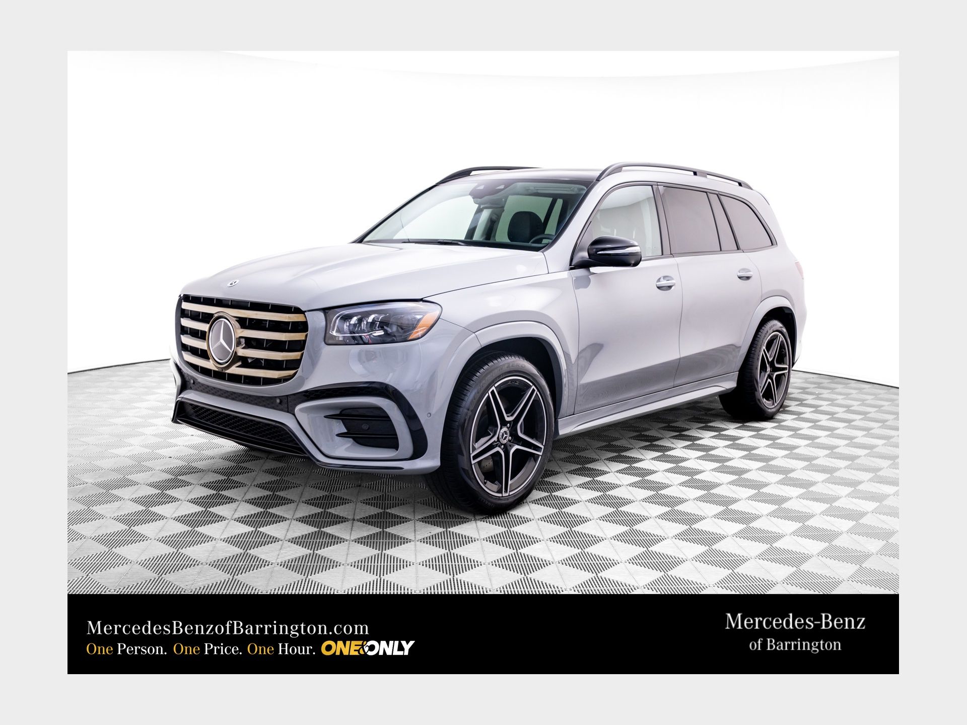 Gray (MANUFAKTUR Alpine Grey) 2026 Mercedes-Benz GLS SUV / Crossover All-Wheel Drive 9-Speed Automatic