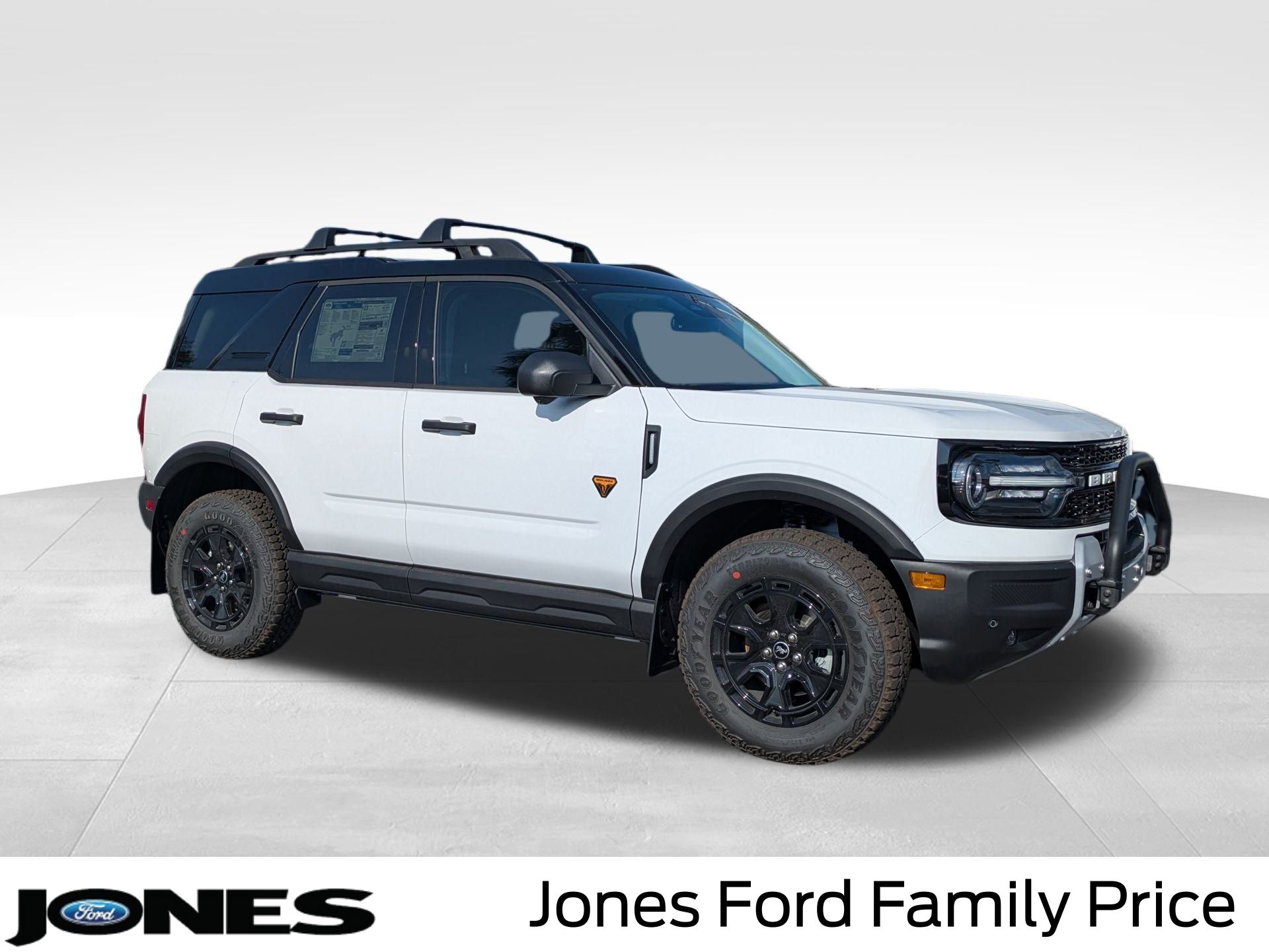 2025 Ford Bronco Sport Badlands White at Walterboro Ford