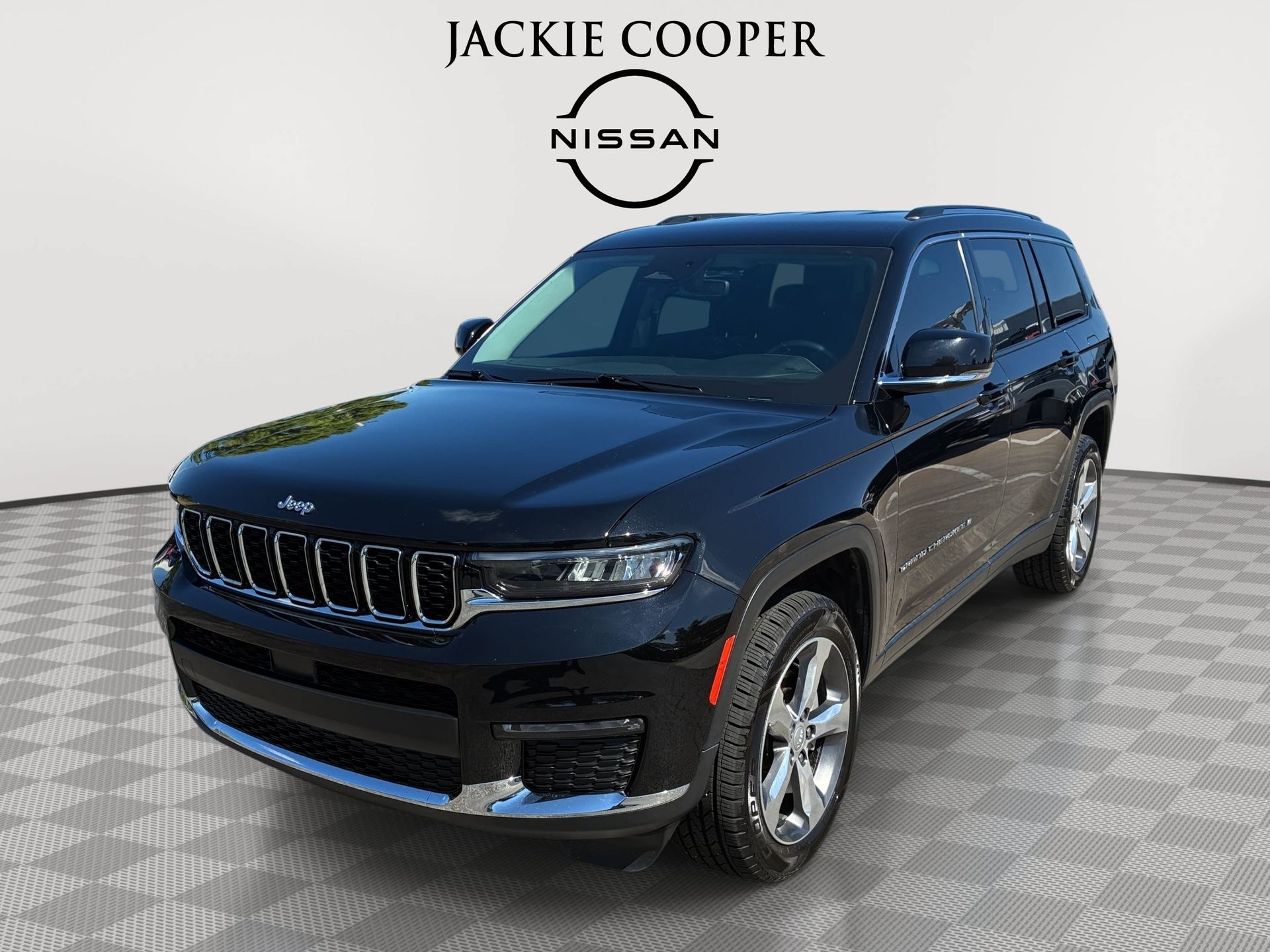 Diamond Black Crystal Pearlcoat 2021 Jeep Grand Cherokee L SUV / Crossover Four-Wheel Drive 8-Speed Automatic