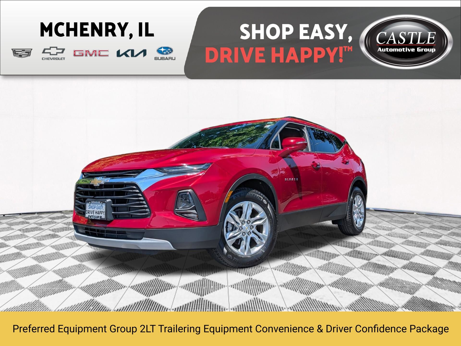 Cajun Red Tintcoat 2019 Chevrolet Blazer SUV / Crossover All-Wheel Drive 9-Speed Automatic