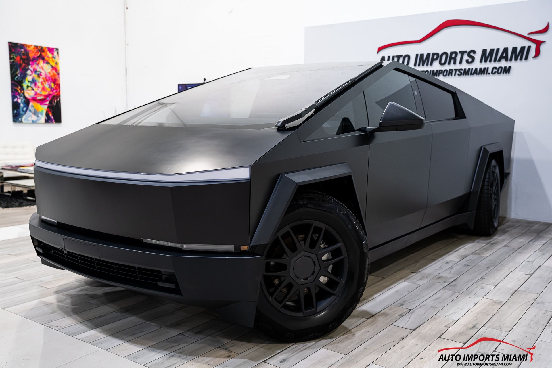 Black 2024 Tesla Cybertruck Pickup Truck All-Wheel Drive 1-Speed Automatic