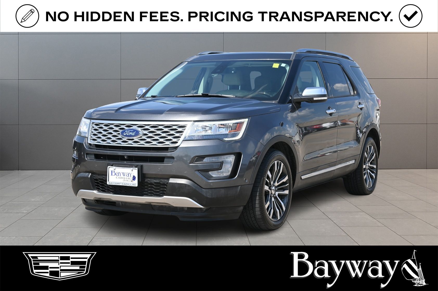 2017 Ford Explorer Platinum Gray at Legacy Ford