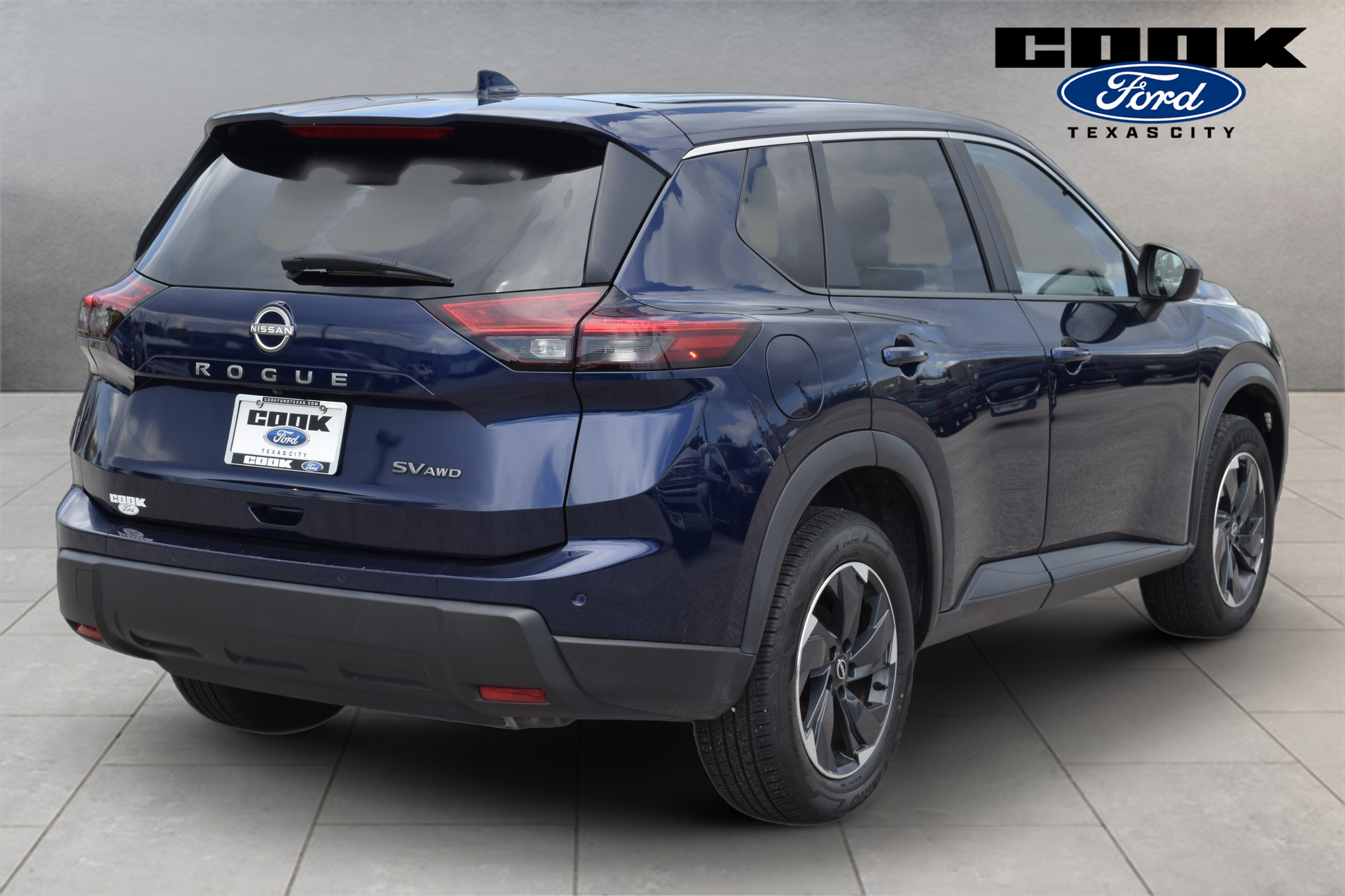 2024 Nissan Rogue SV Blue at Central Houston Nissan