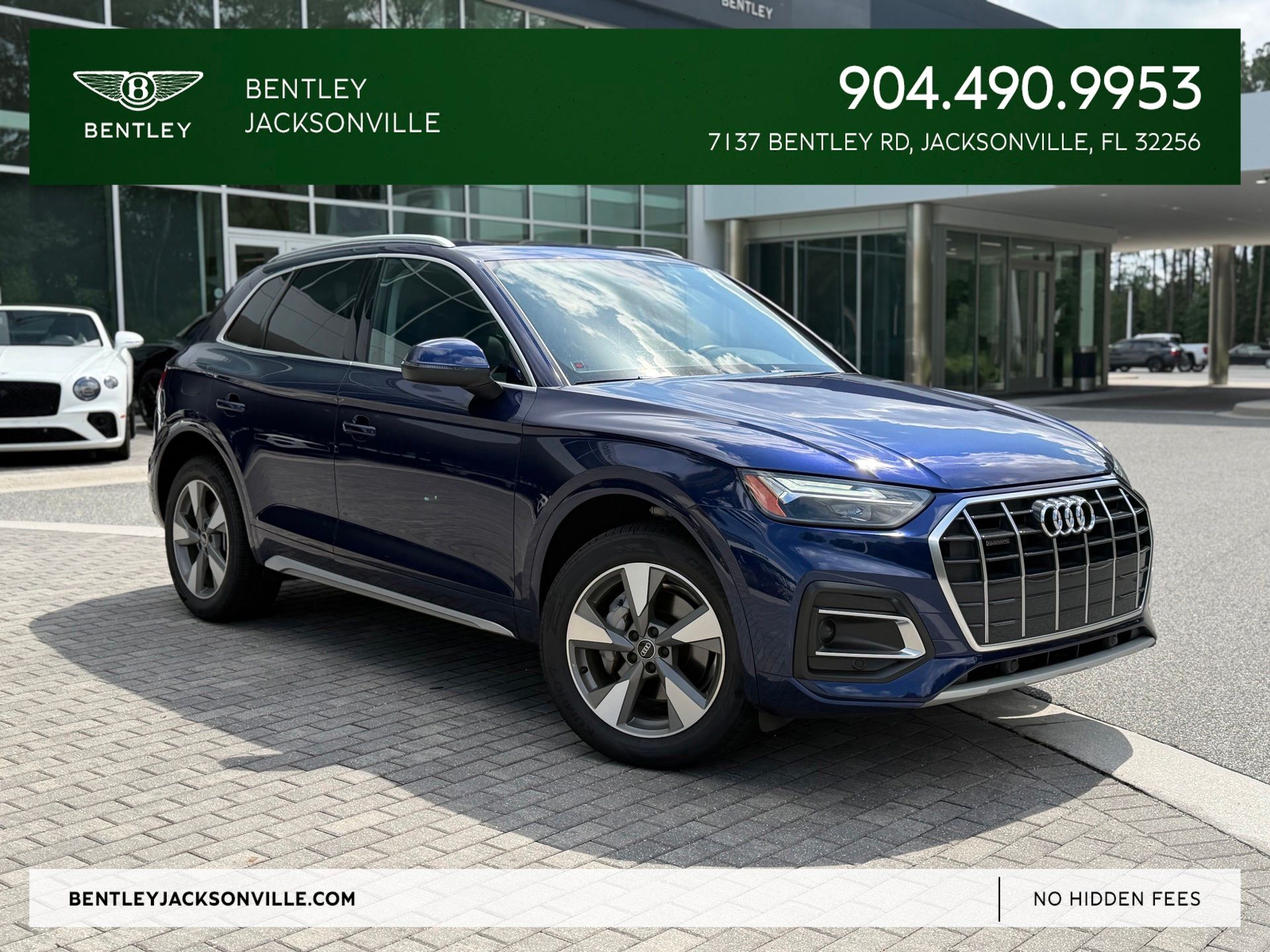 Blue Metallic 2023 Audi Q5 SUV / Crossover All-Wheel Drive 7-Speed Automatic