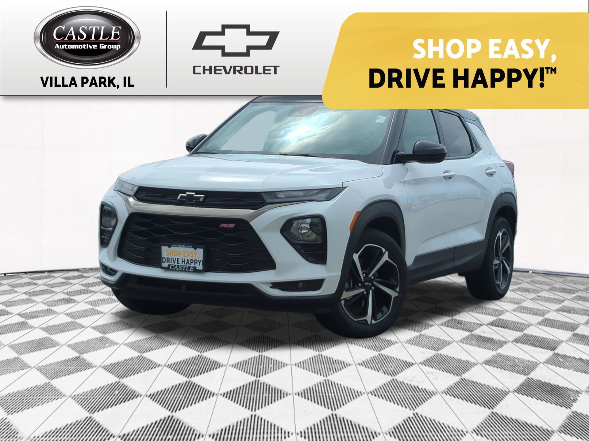 Summit White 2023 Chevrolet Trailblazer RS FWD SUV / Crossover Front-Wheel Drive Continuously Variable Transmission