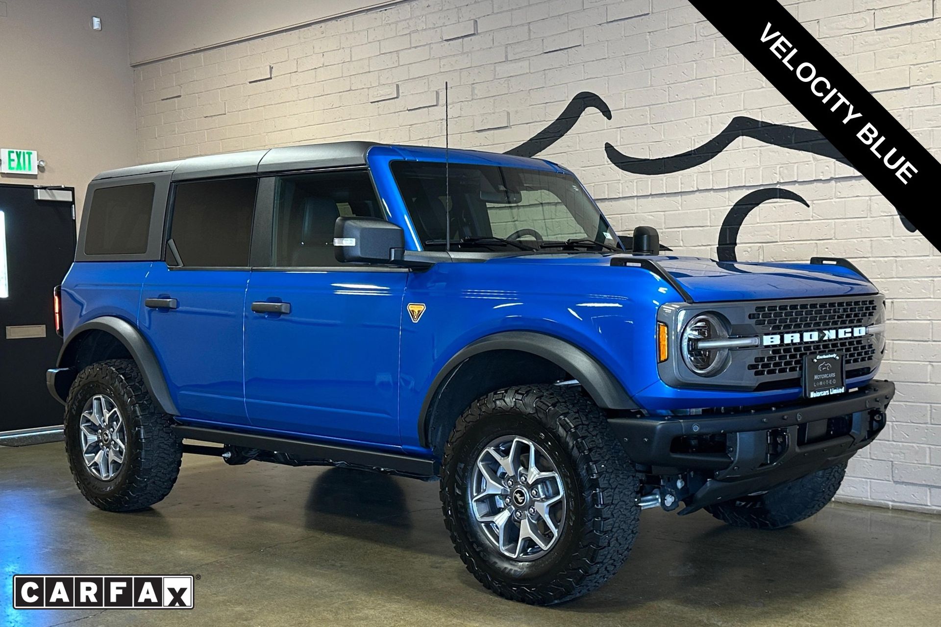 Velocity Blue Metallic 2024 Ford Bronco SUV / Crossover Four-Wheel Drive Automatic