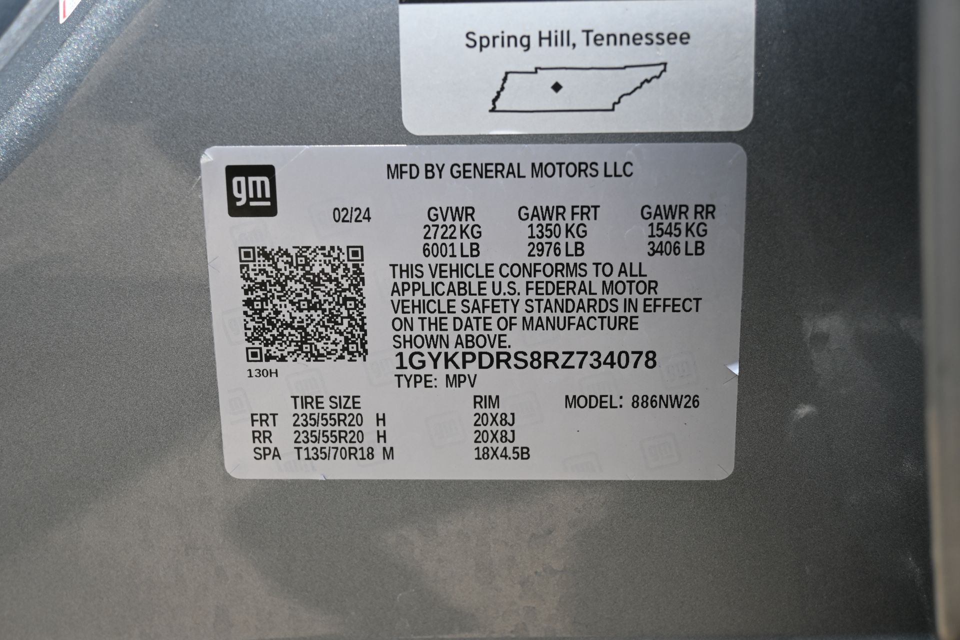 2024 Cadillac XT6 Premium Luxury Silver at Tom Peacock Cadillac