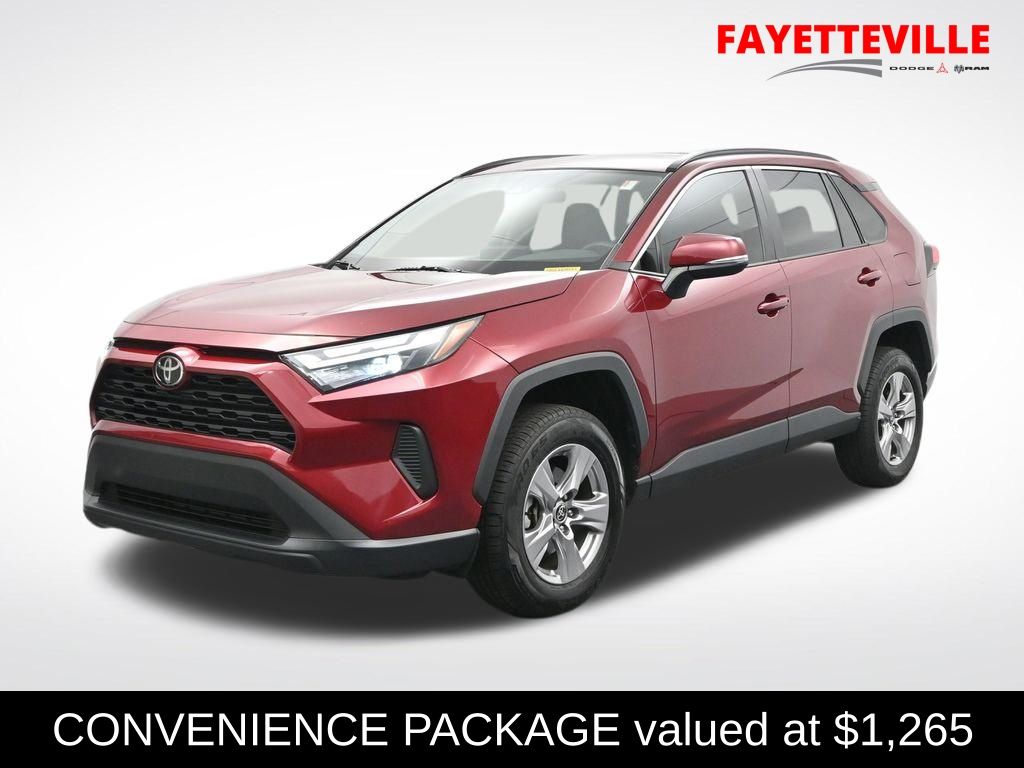 Red (Ruby Flare Pearl) 2022 Toyota RAV4 SUV / Crossover Front-Wheel Drive 8-Speed Automatic