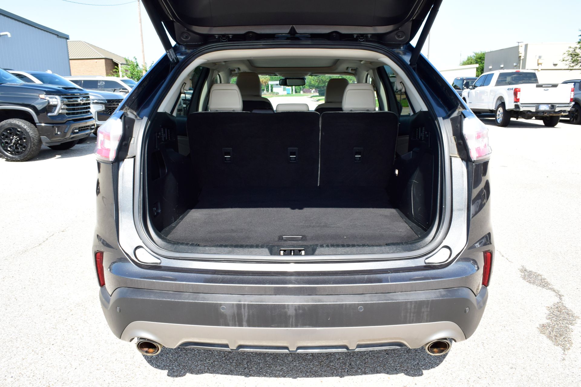 2020 Ford Edge Titanium Gray at DeMontrond Mazda