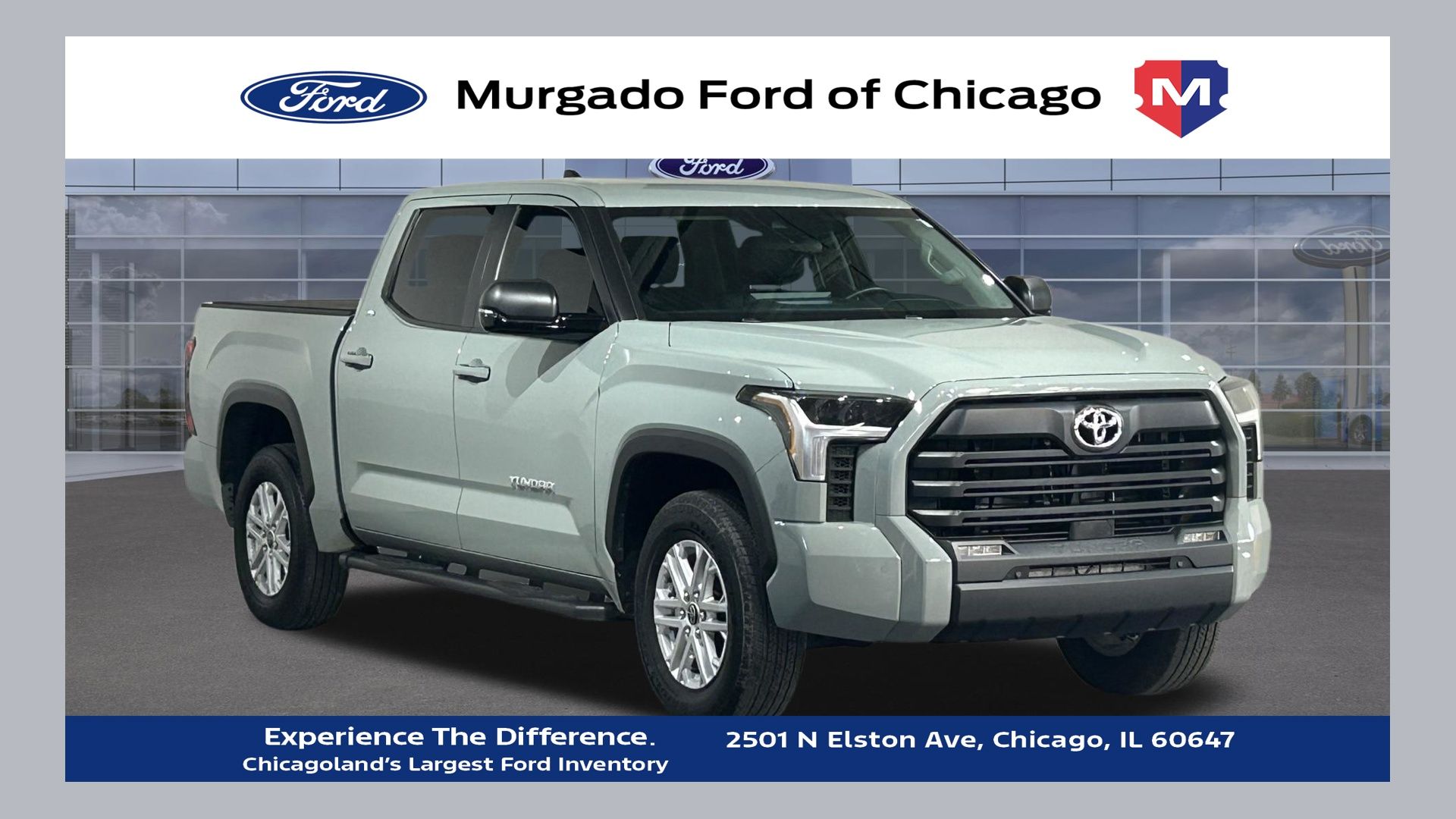 Lunar Rock 2024 Toyota Tundra SR5 CrewMax Cab 4WD Pickup Truck Four-Wheel Drive Automatic