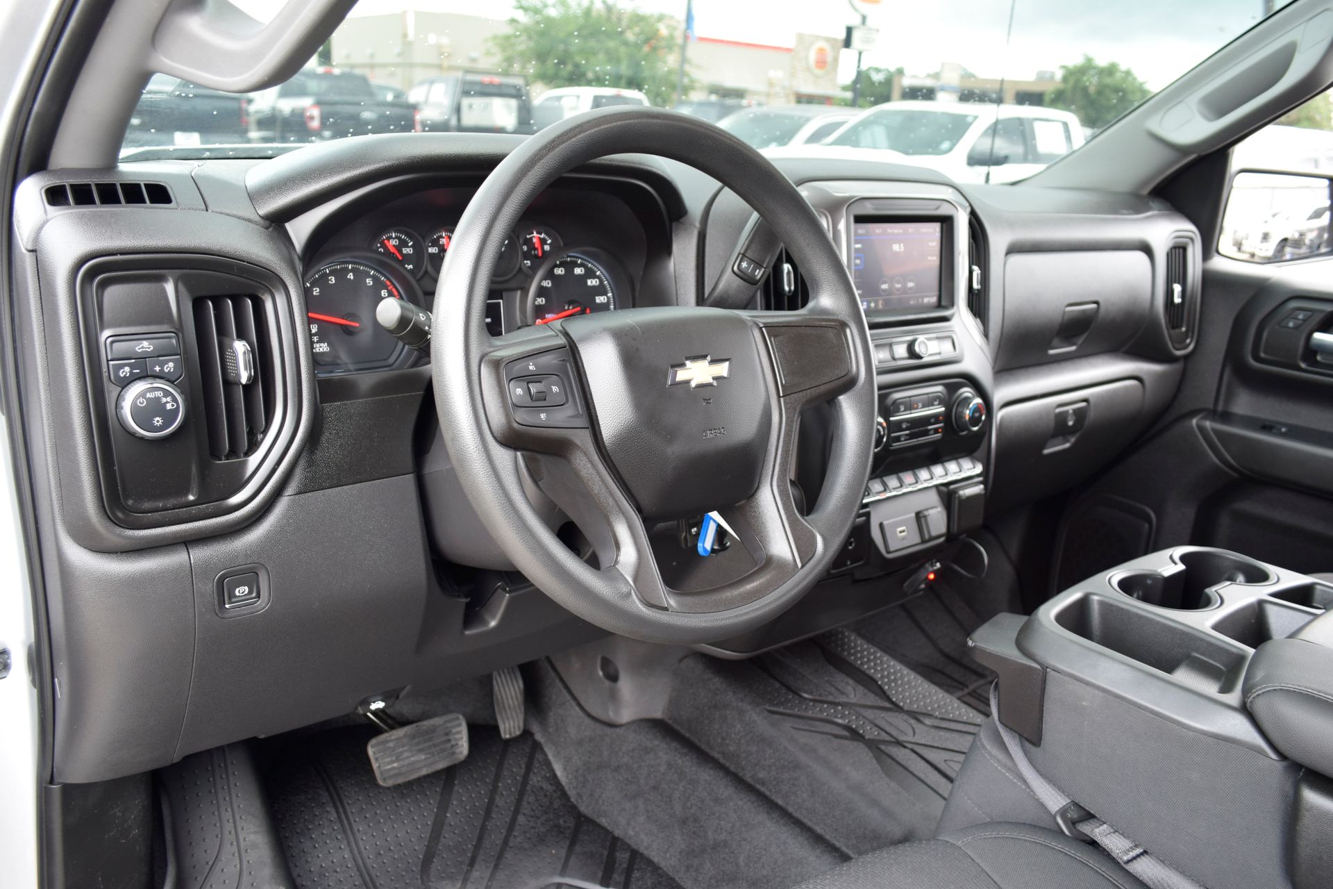 2020 Chevrolet Silverado 1500 Custom Silver at Bayway Cadillac of The Woodlands
