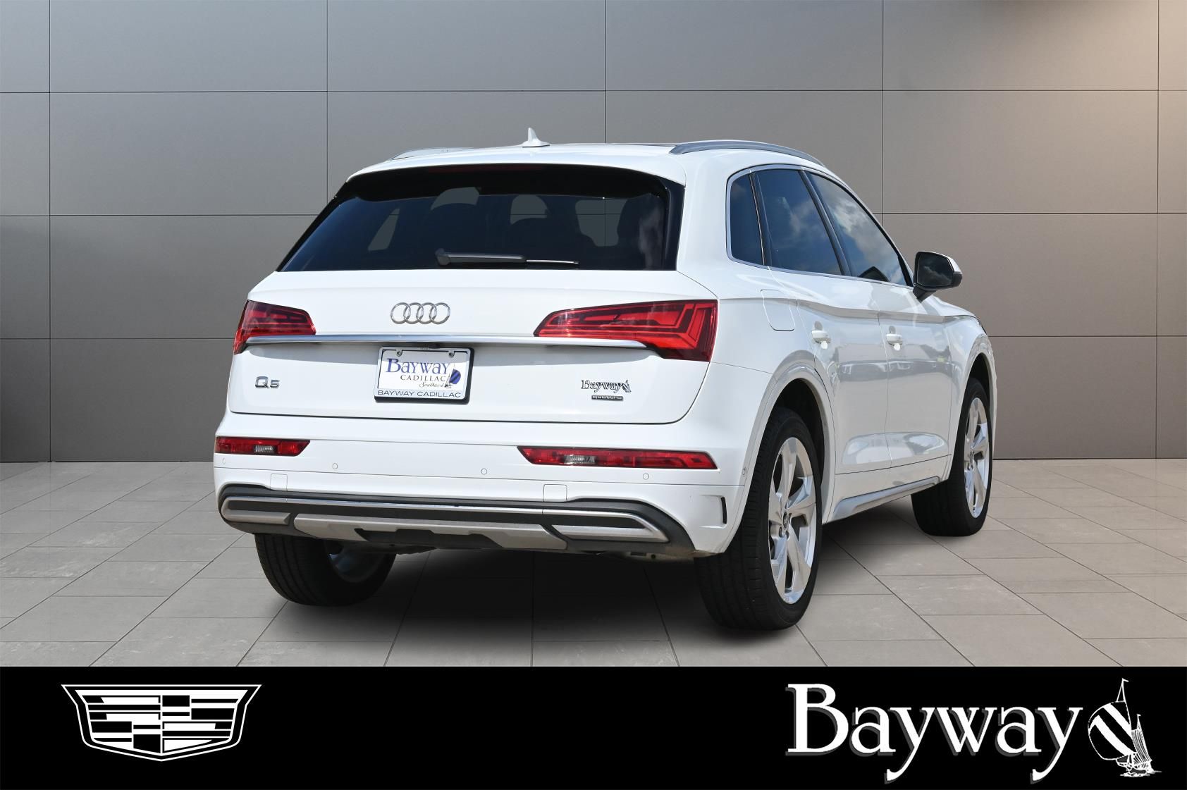 2021 Audi Q5 45 Prestige White at Genesis of Spring