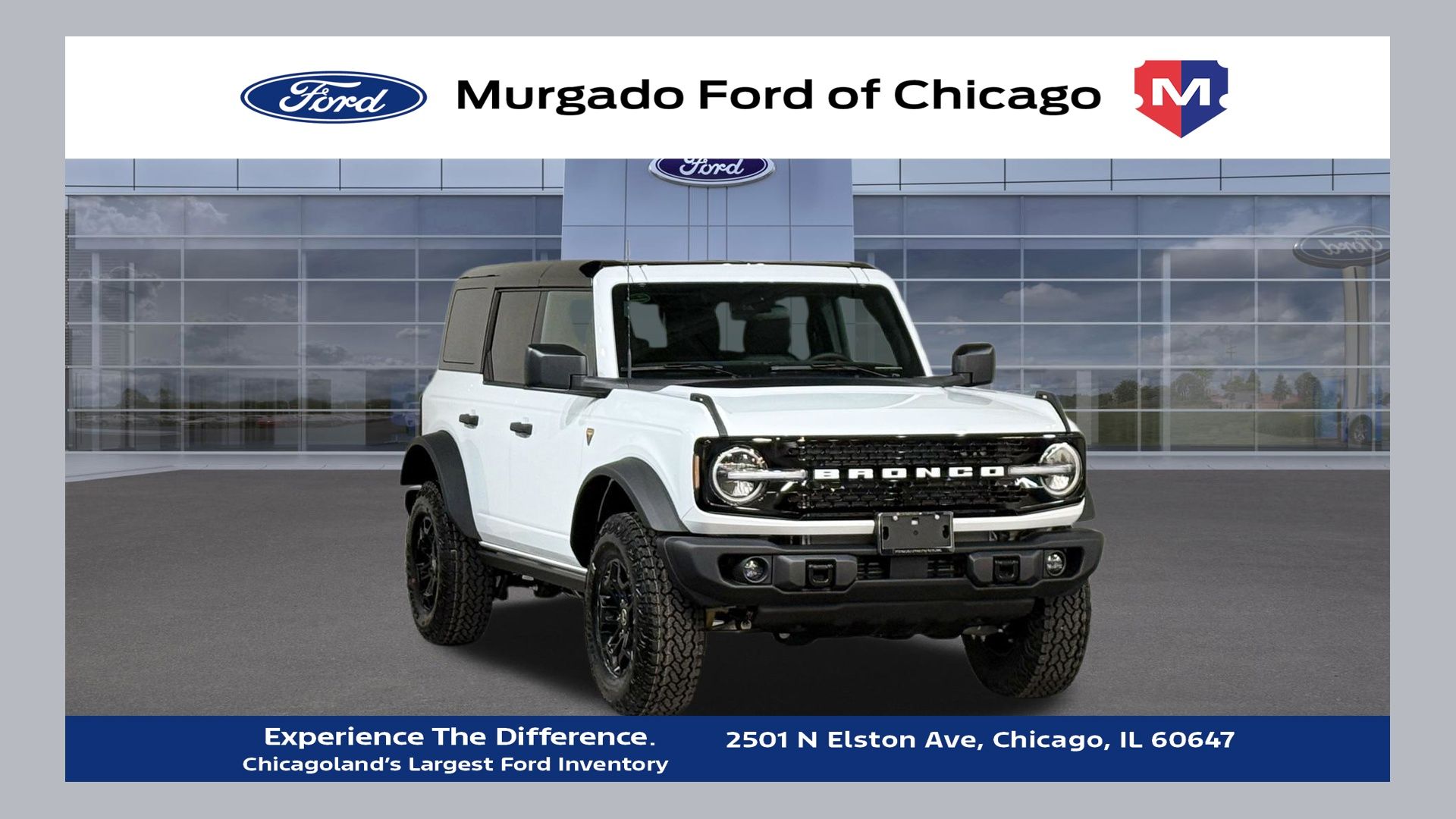 Oxford White 2026 Ford Bronco SUV / Crossover Four-Wheel Drive Automatic