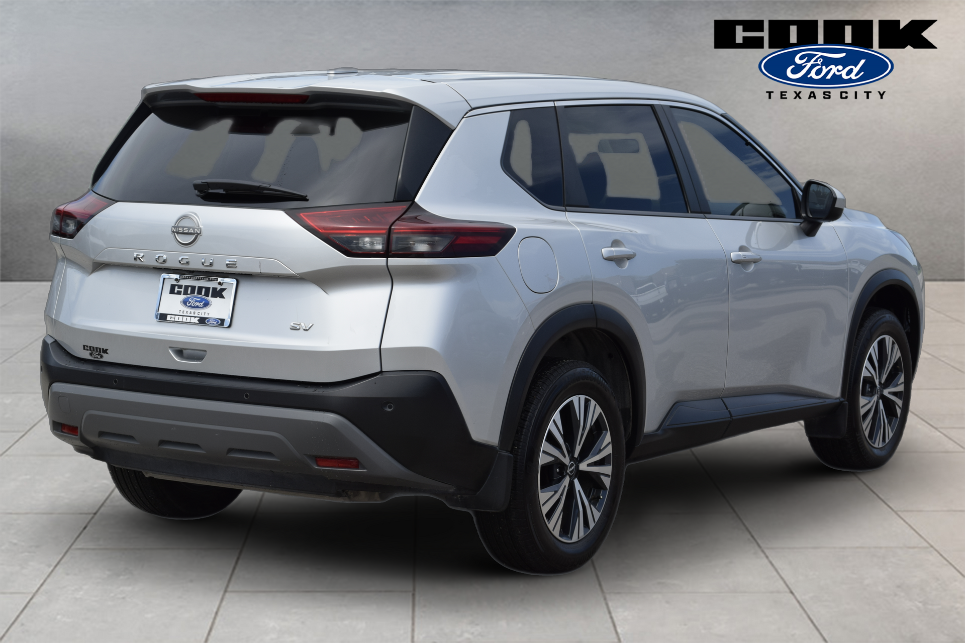 2023 Nissan Rogue SV Silver at South Houston Nissan