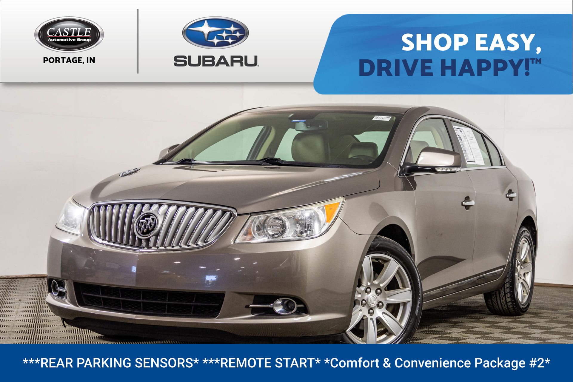 Gray (Mocha Steel Metallic) 2011 Buick LaCrosse Sedan Front-Wheel Drive 6-Speed Automatic