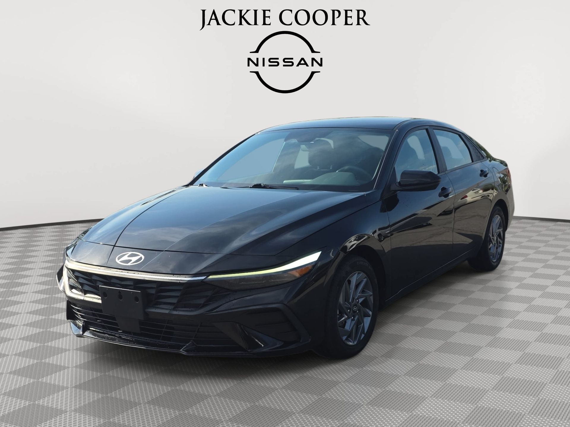 Abyss Black 2024 Hyundai Elantra Sedan Front-Wheel Drive Continuously Variable Transmission