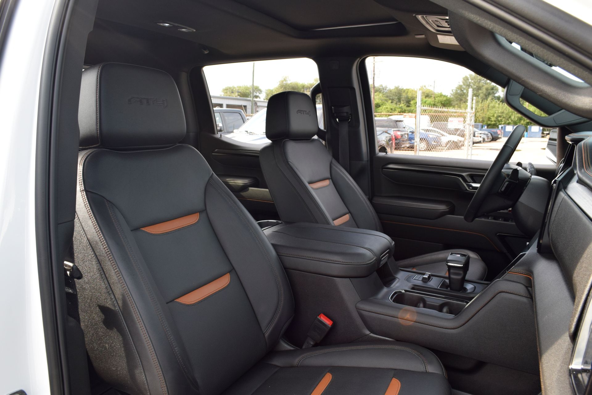 2025 GMC Sierra 1500 AT4 White at Bayway Cadillac of The Woodlands