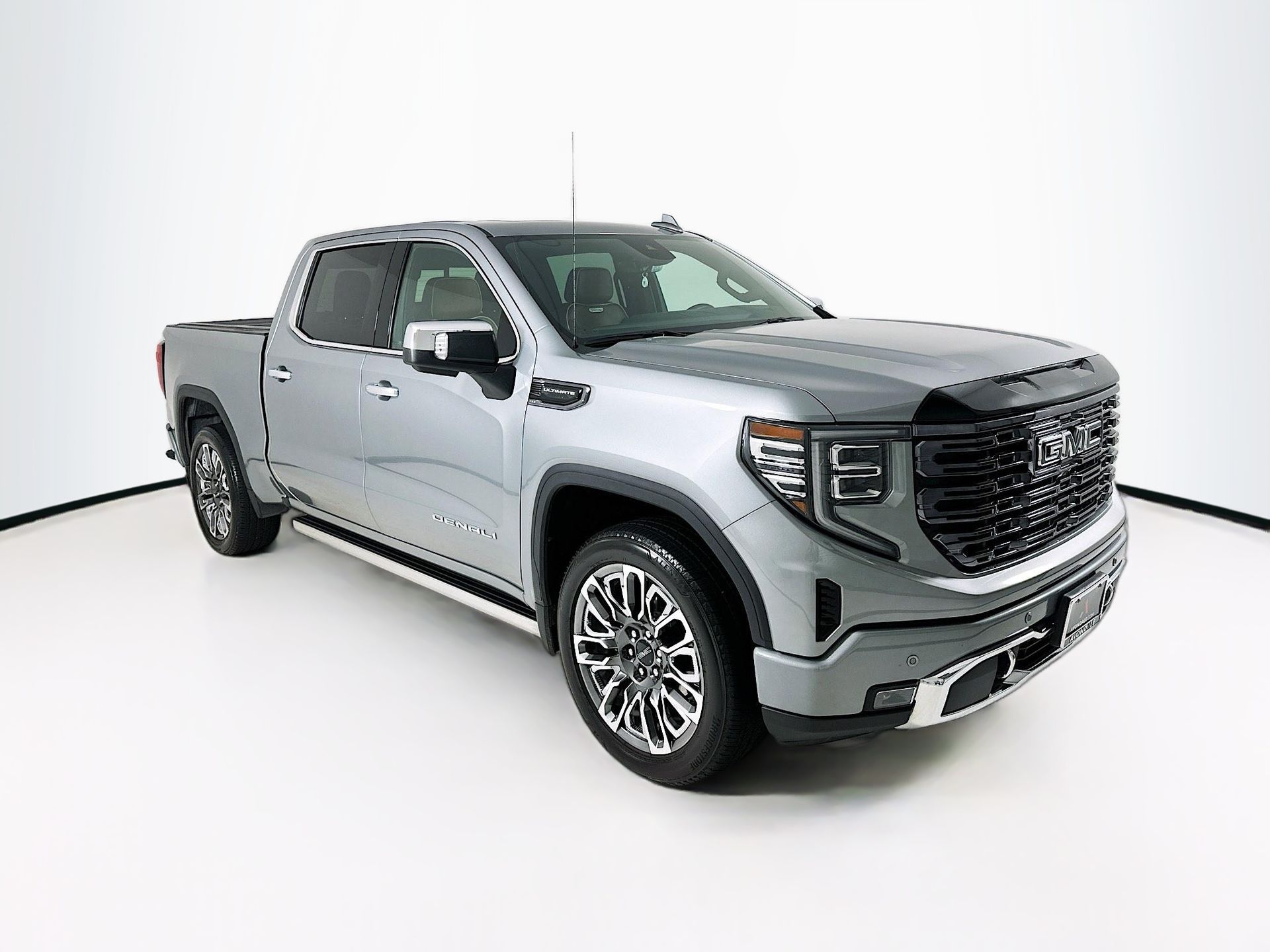 Sterling Metallic 2025 GMC Sierra 1500 Denali Ultimate Crew Cab 4WD Pickup Truck Four-Wheel Drive Automatic