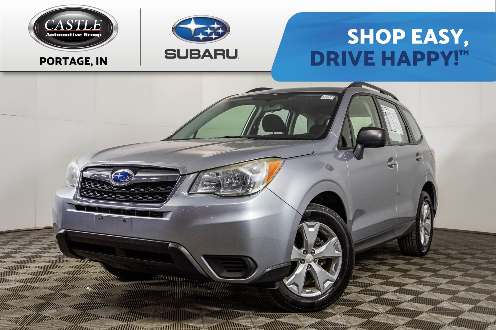 Ice Silver Metallic 2015 Subaru Forester 2.5i SUV / Crossover All-Wheel Drive Continuously Variable Transmission