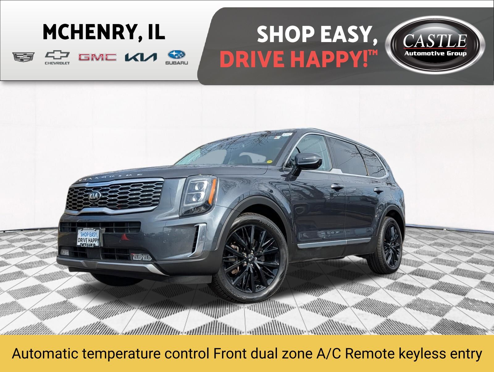 Gravity Gray 2020 Kia Telluride SX AWD SUV / Crossover All-Wheel Drive 8-Speed Automatic