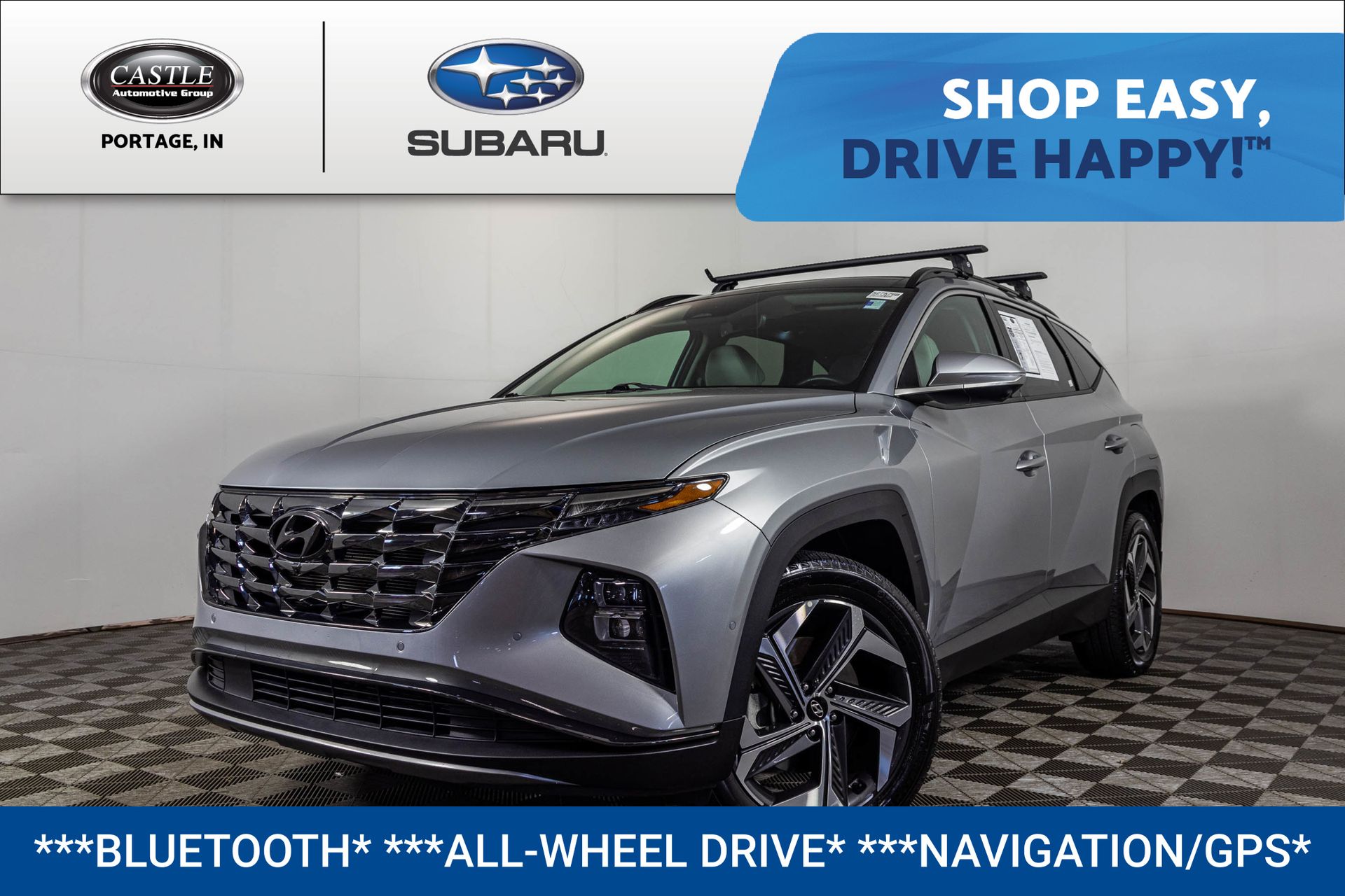 Shimmering Silver 2024 Hyundai Tucson SUV / Crossover All-Wheel Drive 8-Speed Automatic