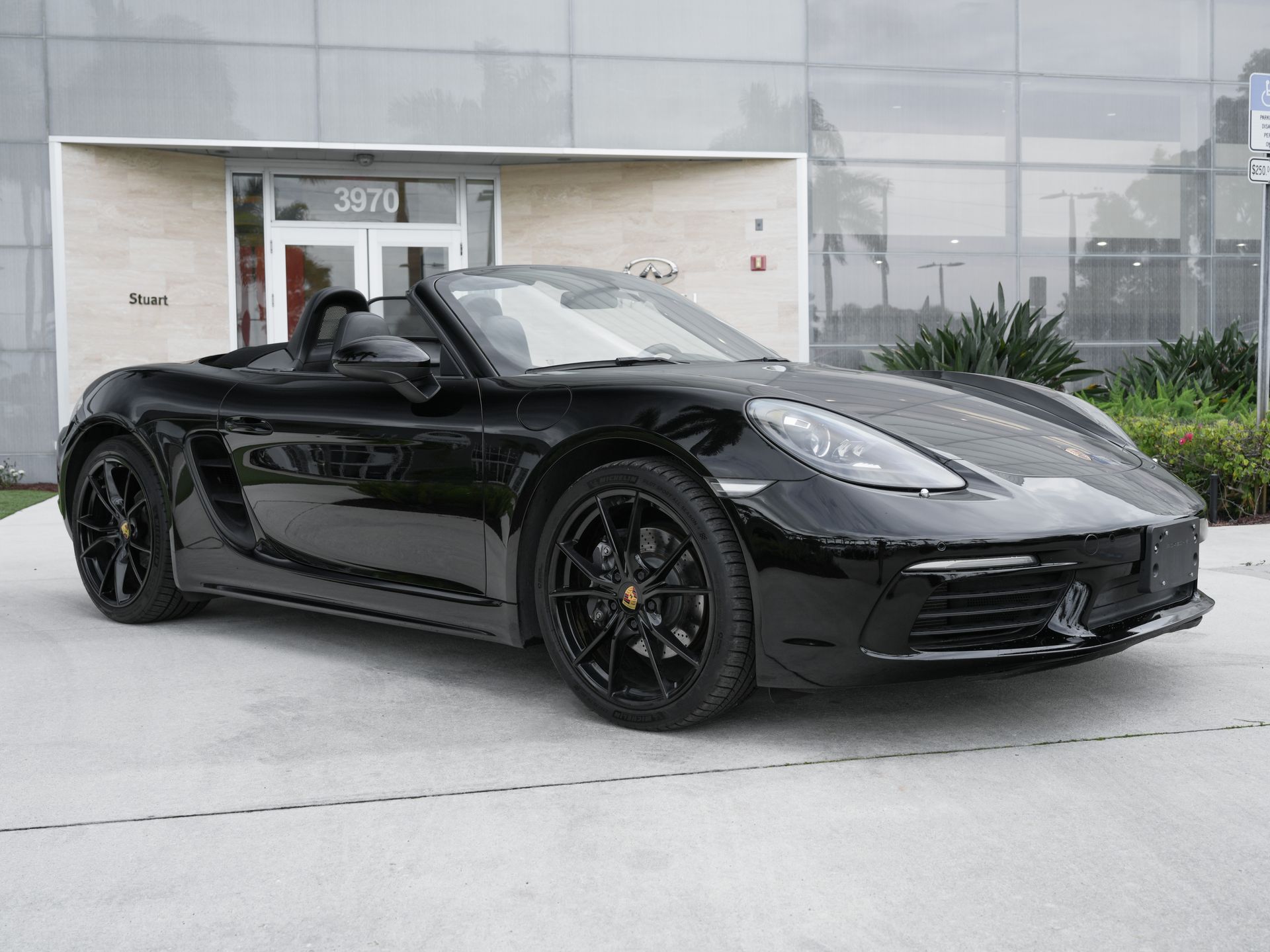 used 2021 Porsche 718 Boxster car, priced at $53,000