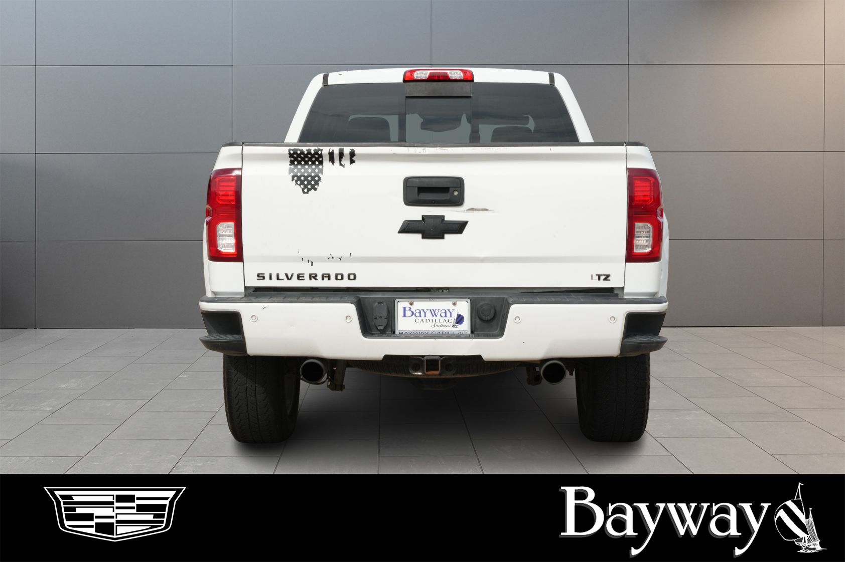 2018 Chevrolet Silverado 1500 LTZ White at Monument Chevrolet