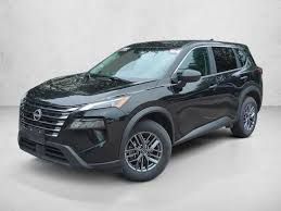 Black 2024 Nissan Rogue S FWD SUV / Crossover Front-Wheel Drive Continuously Variable Transmission