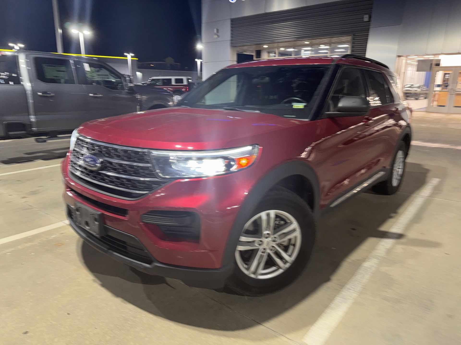 Red Metallic 2020 Ford Explorer XLT AWD SUV / Crossover All-Wheel Drive Automatic