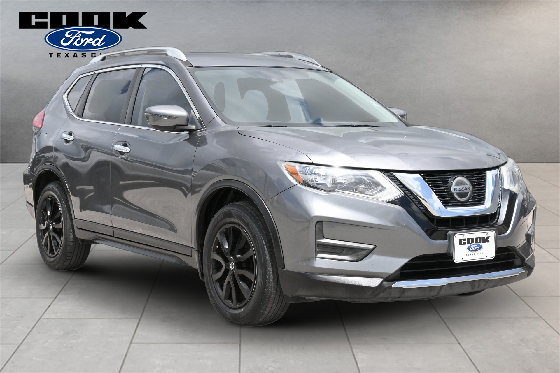 2019 Nissan Rogue S Gray at Baytown Hyundai