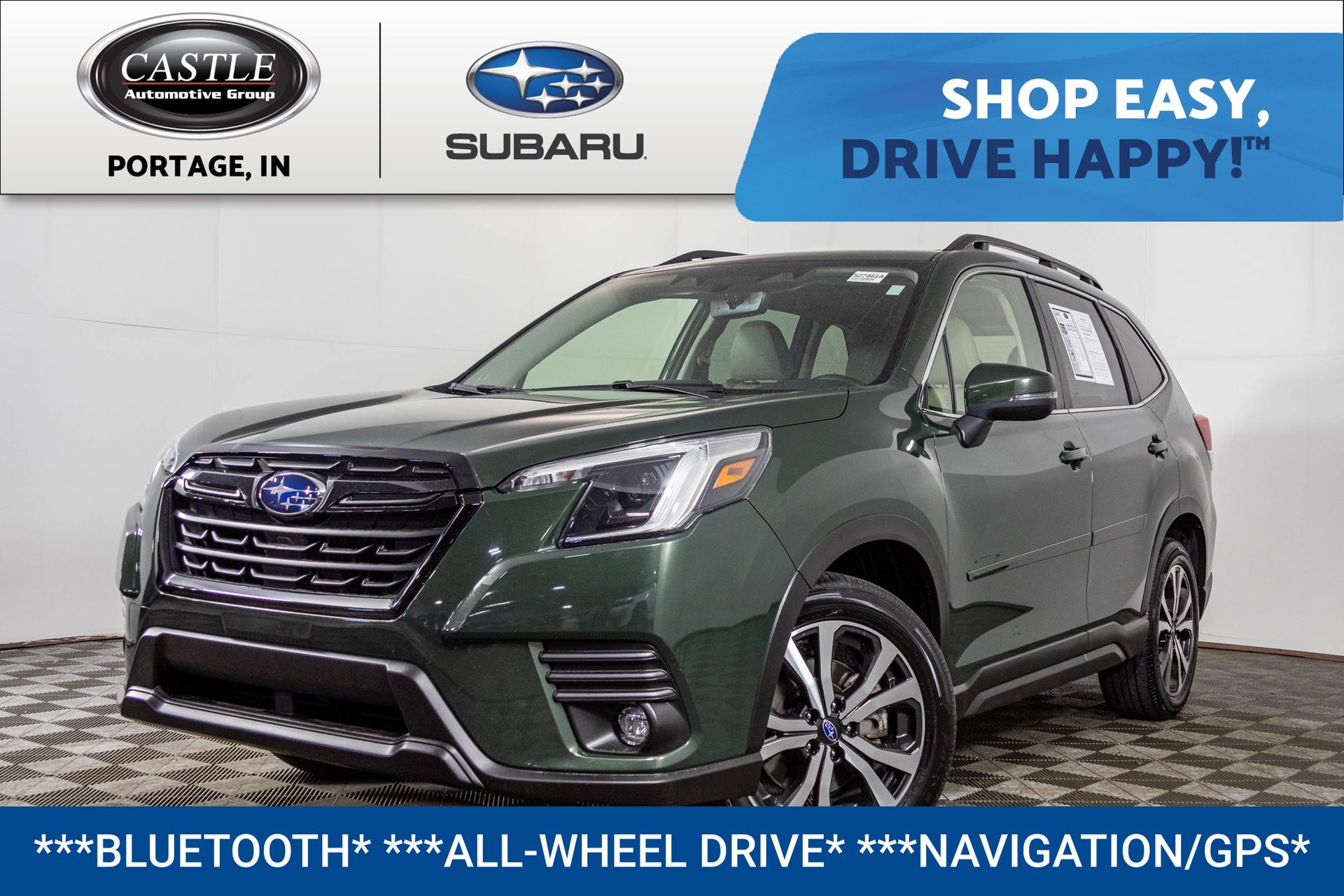 Cascade Green Silica 2024 Subaru Forester Limited Crossover AWD SUV / Crossover All-Wheel Drive Continuously Variable Transmission