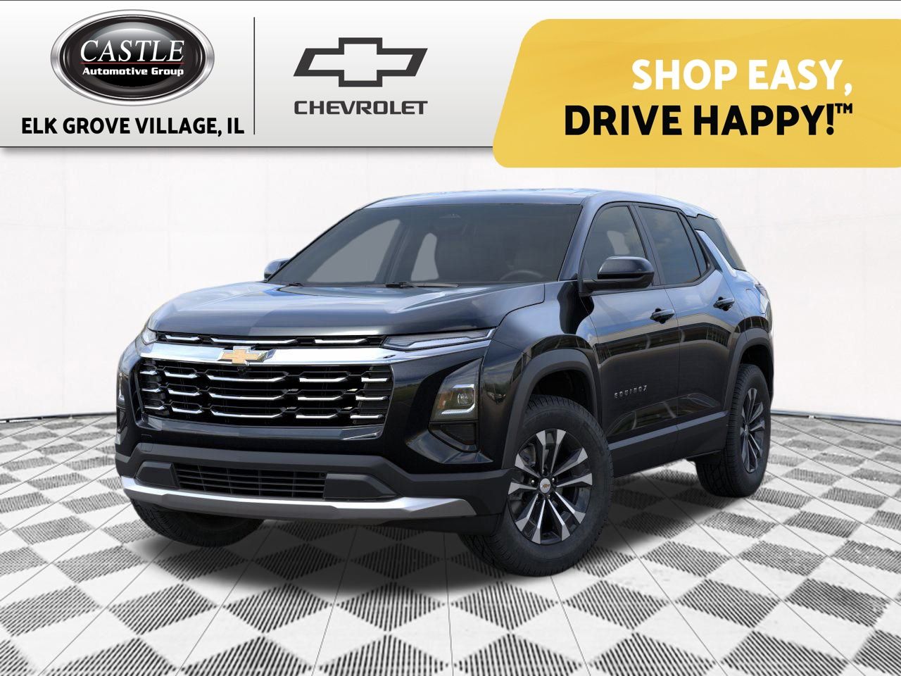 Mosaic Black Metallic 2026 Chevrolet Equinox SUV / Crossover Front-Wheel Drive Continuously Variable Transmission