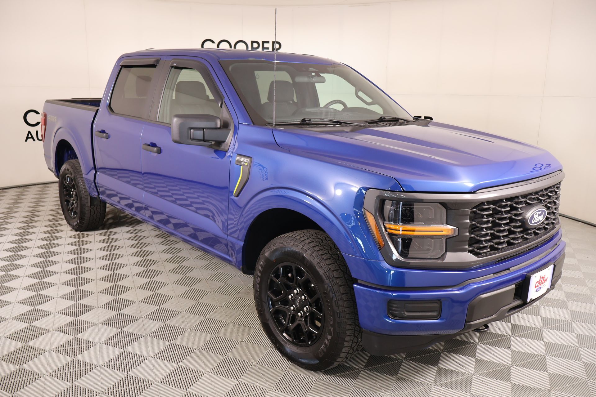 Blue Metallic 2025 Ford F-150 Pickup Truck Four-Wheel Drive Automatic