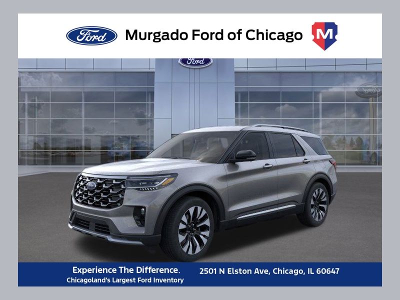 Carbonized Gray Metallic 2026 Ford Explorer SUV / Crossover All-Wheel Drive Automatic